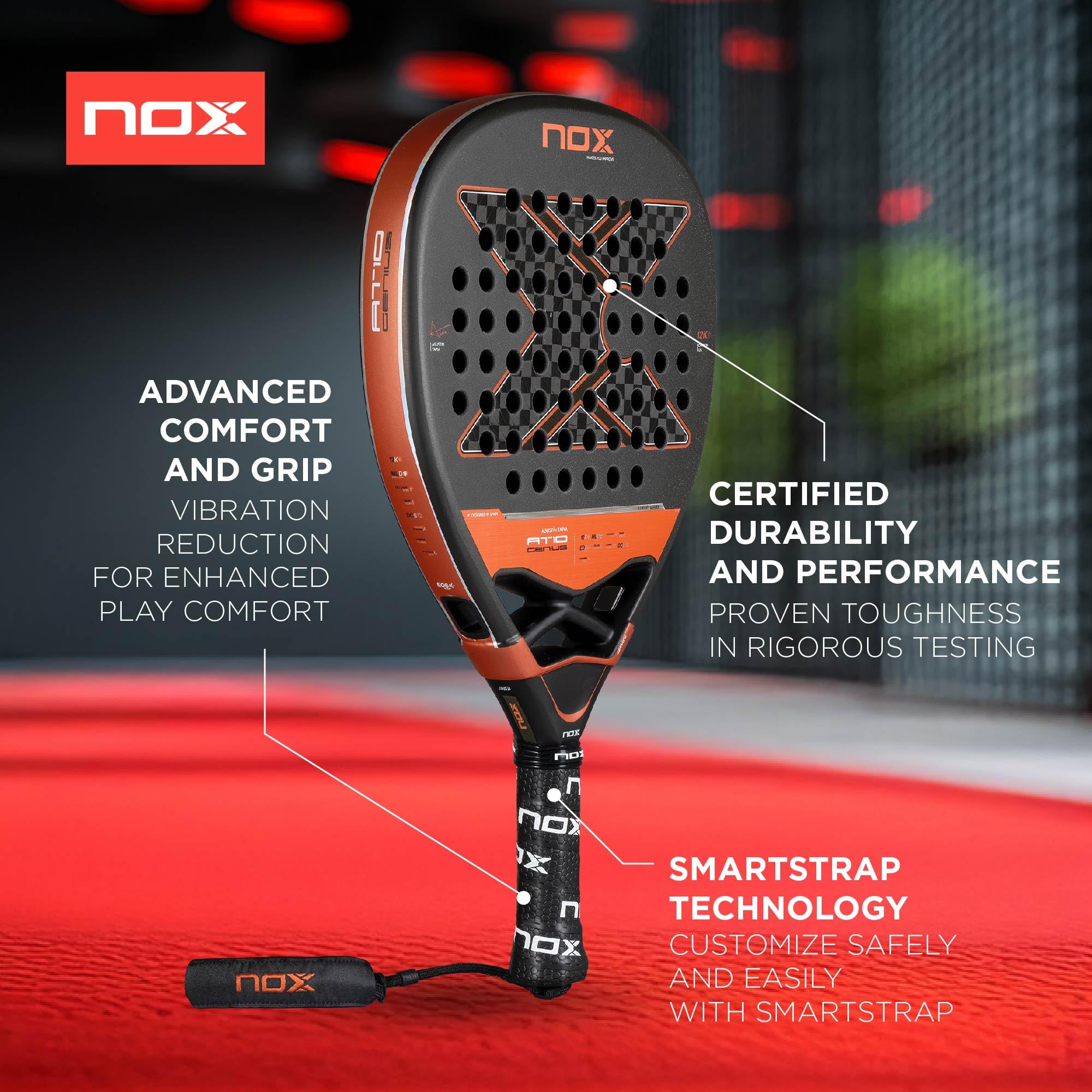 パデルラケット NOX AT10 genius 12K Nox AT10 Luxury Genius 12K 2025